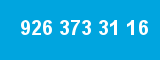 926 373 31 16 926 373 31 16